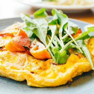 Omelette proteico bajo en grasas